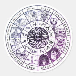 Zodiac Wheel Sticker