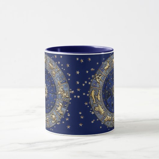 Zodiac Wheel-Tasse Tasse (Zentrum)