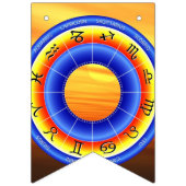 Zodiac Wheel Wimpelkette (Zweite Fahne)