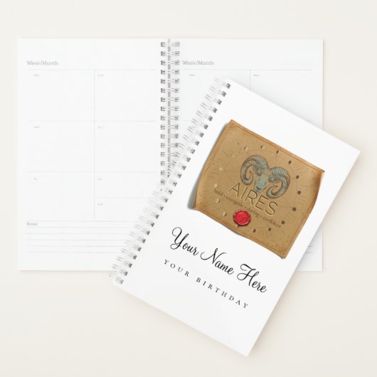 Zodiac - Widder - Personalisierter Tagesplaner Planer (Anzeige)