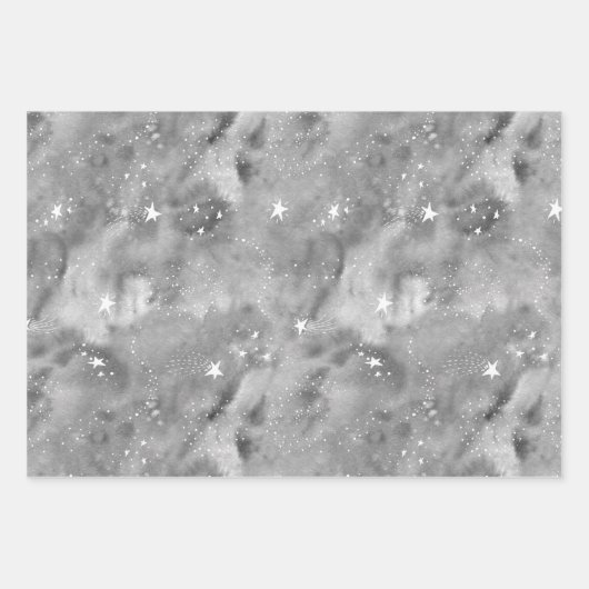 Zodiac Wrapping Paper Flat Sheet Set 3 Geschenkpapier Set (Vorderseite 2)