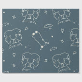Zodiac Wrapping Paper Geschenkpapier (Flach)