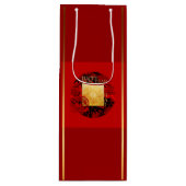 Zodiac Yin Yang Bamboo Chinesischer Rat Jahr 2020 Geschenktüte Für Weinflaschen (Vorderseite)