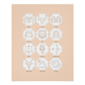 Zodiac - Zeichen 5 Poster