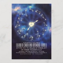 Zodiac-Zeichen | Constellation Starry Night Weddin