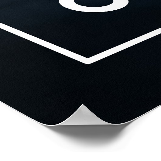 Zodiac-Zeichen des Taurus Poster (Ecke)