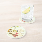 Zodiac-Zeichen: Gemini Getränkeuntersetzer (Seite)