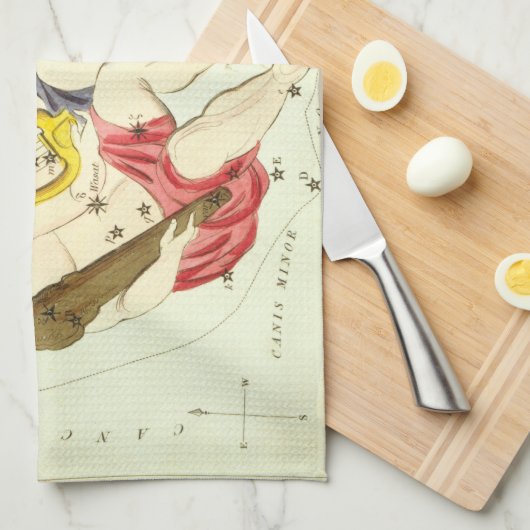 Zodiac-Zeichen: Gemini Handtuch (Viertel Falte)