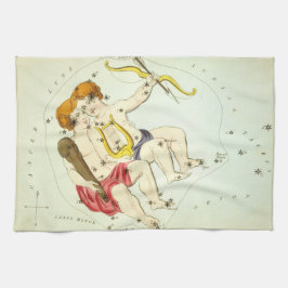 Zodiac-Zeichen: Gemini Handtuch