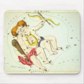 Zodiac-Zeichen: Gemini Mousepad (Vorne)