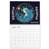 Zodiac-Zeichen Kalender (Feb 2027)