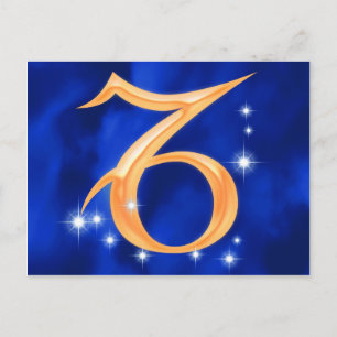 Zodiac-Zeichen Postkarte