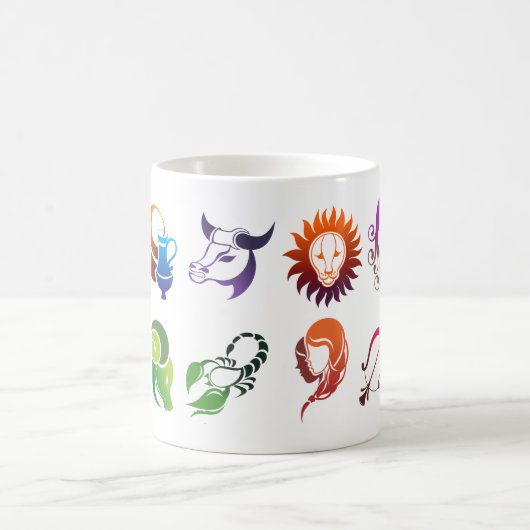 Zodiac-Zeichen-Tasse Kaffeetasse (Mittel)