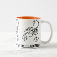 Zodiac-Zeichen-Tasse: Skorpio