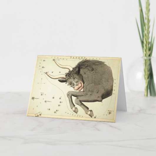 Zodiac-Zeichen: Taurus-Grußkarte Karte (Vorderseite)