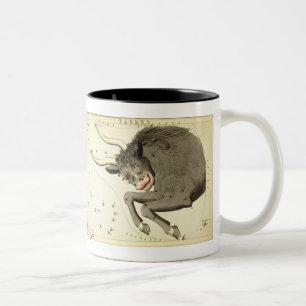 Zodiac-Zeichen: Taurus-Tasse Zweifarbige Tasse