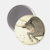 Zodiac-Zeichen: Taurusmagnete Magnet (Vorderseite/Rückseite)