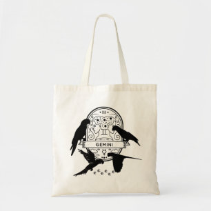 Zodiac-Zeichen und Matching-Haustiere. Gemini - Pa Tragetasche