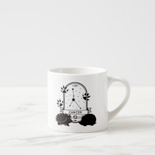 Zodiac-Zeichen und Matching-Haustiere. Krebs - Ige Espressotasse