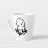 Zodiac-Zeichen und Matching-Haustiere. Leo - Huhn. Milchtasse (Linke Ecke)