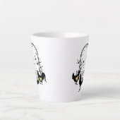 Zodiac-Zeichen und Matching-Haustiere. Leo - Huhn. Milchtasse (Vorderseite)