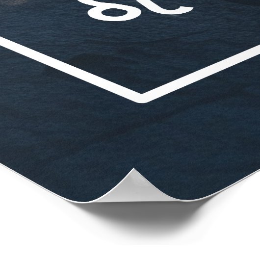 Zodiac Zeichen von Leo Poster (Ecke)