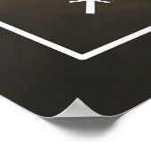 Zodiac-Zeichen von Sagittarius Poster (Ecke)