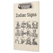 Zodiac-Zeichen-Zwischenablage Klemmbrett (Links)