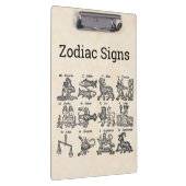 Zodiac-Zeichen-Zwischenablage Klemmbrett (Rechts)