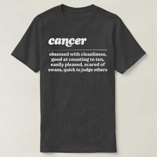 ZodiacHumore Geschenkdesign T-Shirt (Design vorne)