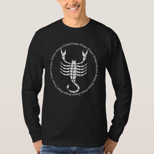 Zodiacs Horoscope Scorpius 1 T-Shirt (Vorderseite)