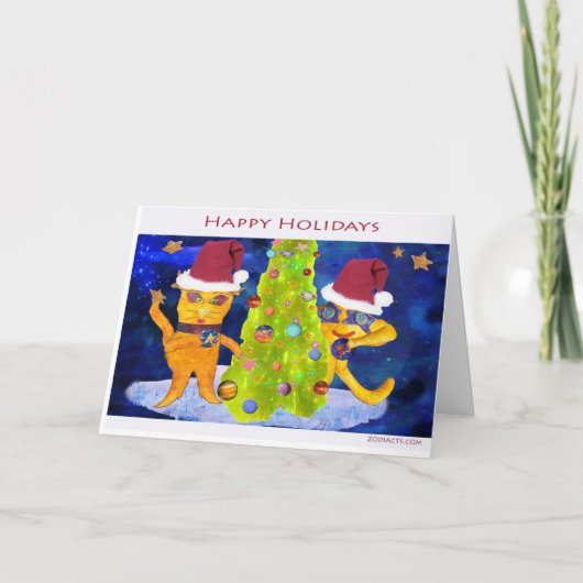 Zodiacts Weihnachtskarte Feiertagskarte (Vorderseite)