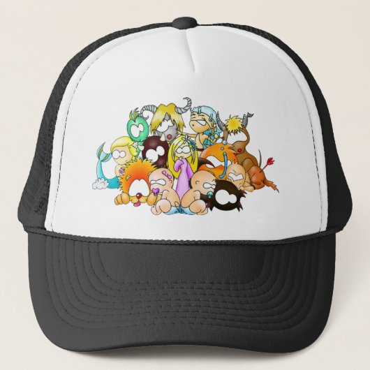 ZodiaK Babys Truckerkappe (Vorderseite)