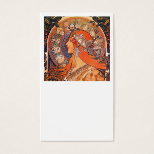Zodiak Frau durch Mucha