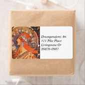 Zodiak Woman von Mucha (Insitu)