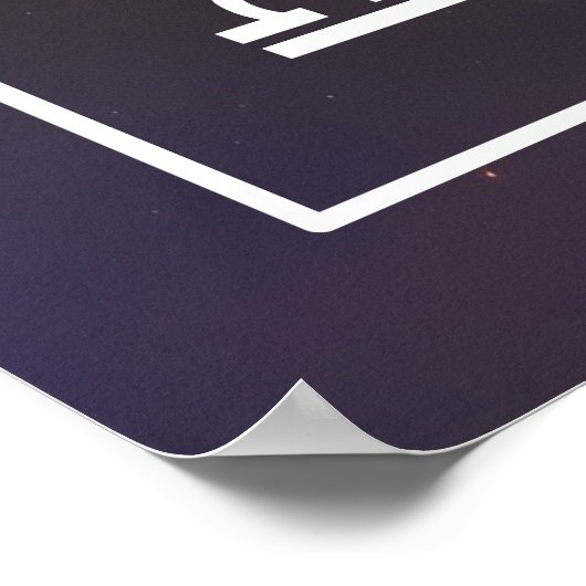 Zodiaka-Zeichen Poster (Ecke)