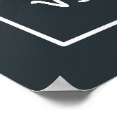 Zodiaka-Zeichen von Capricorn Poster (Ecke)