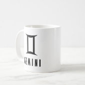 Zodiakardenzeichen Kaffeetasse (Vorderseite Links)