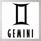 Zodiakardenzeichen Poster (Vorne)