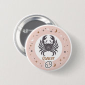 Zodiakarzinom Button (Vorne & Hinten)