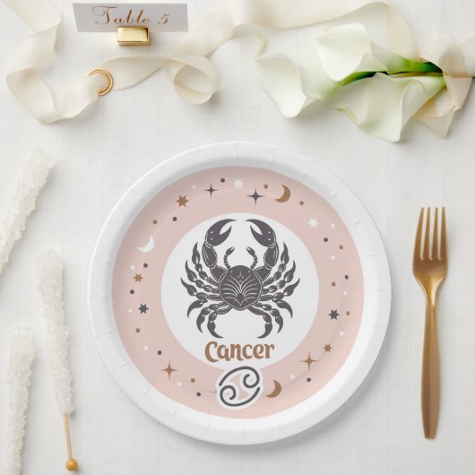 Zodiakarzinom Pappteller (Hochzeit)