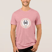 Zodiakarzinom Tri-Blend Shirt (Vorderseite)