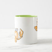 Zodiakarzinom Zweifarbige Tasse (Mittel)