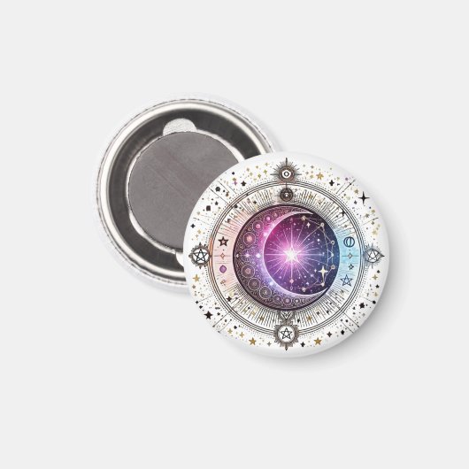 Zodiakatastrologie Magnet (Vorderseite/Rückseite)