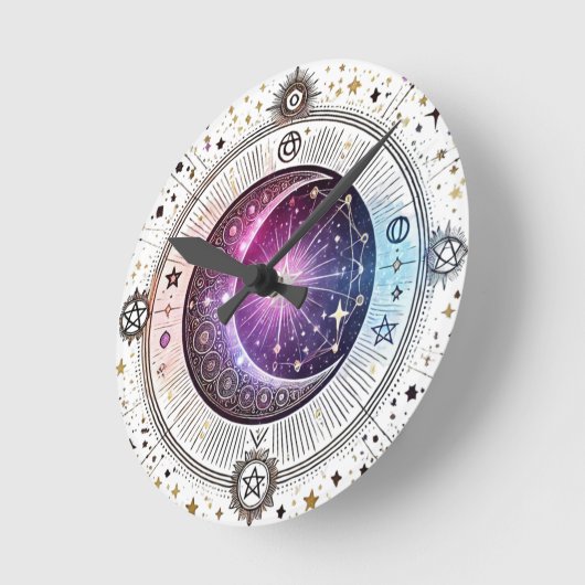 Zodiakatastrologie Runde Wanduhr (Winkel)