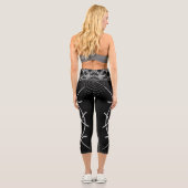 Zodiakdesign Capri Leggings (Rückseite)