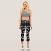 Zodiakdesign Capri Leggings (Vorderseite)