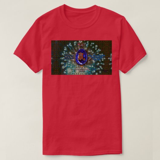 ZodiEgg Rat mit Hintergrund v1 T-Shirt (Design vorne)