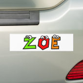 Zoe Autoaufkleber (Auf Auto)