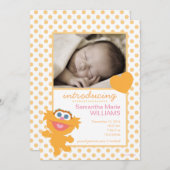 Zoe Birth Announcement Ankündigung (Vorne/Hinten)